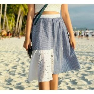 Zara Basic Midi Skirt summer dress outfits, Size S